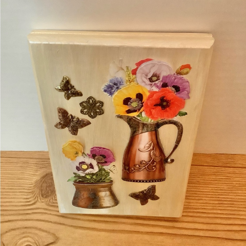 New Handcrafted Floral Picture